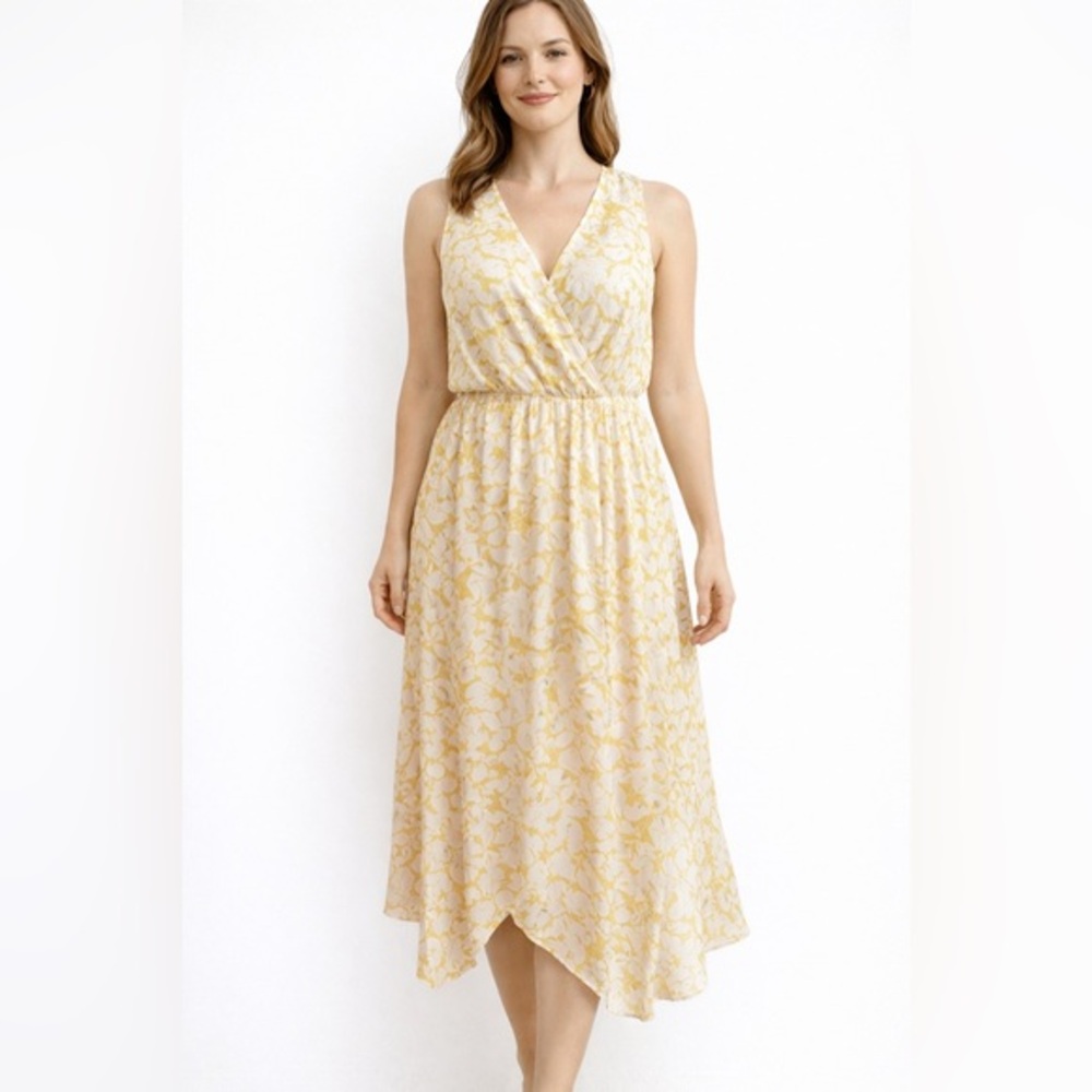 Ava & Viv Midi crossover dress. Floral NWT